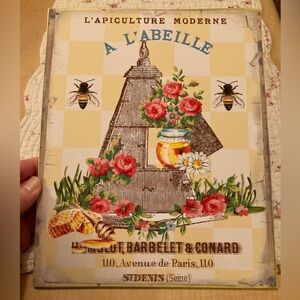 French Bee Skep Artwork Print - NEW